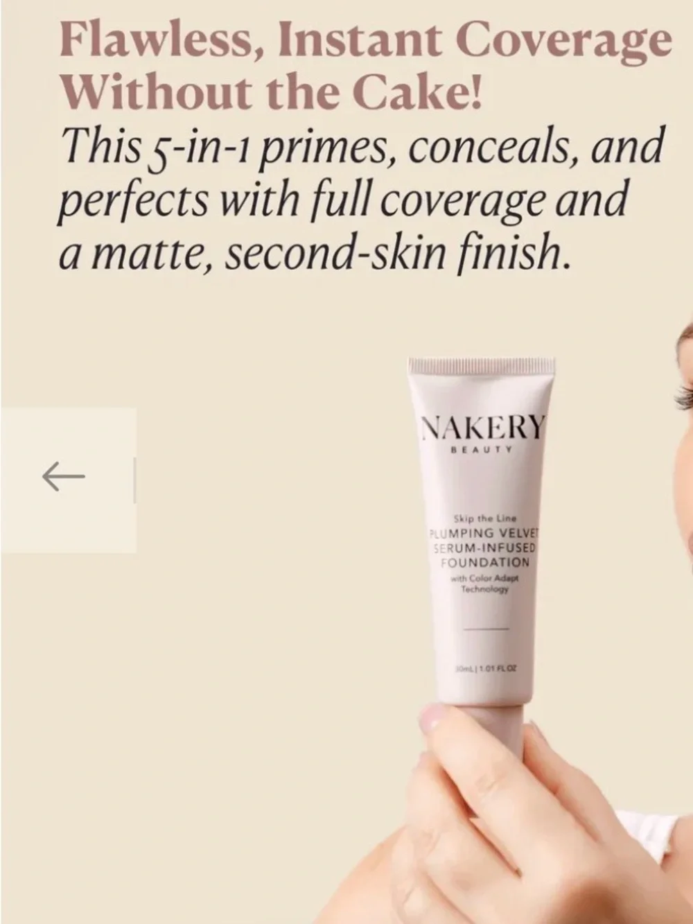 Plumping Velvet Serum-Infused Foundation - shade light